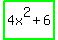 highlight_green%284x%5E2+%2B+6%29