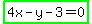 highlight_green%284x-y-3=0%29