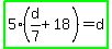 highlight_green%285%28d%2F7%2B18%29=d%29