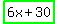 highlight_green%286x+%2B+30%29