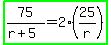 highlight_green%2875%2F%28r%2B5%29=2%2825%2Fr%29%29