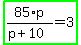 highlight_green%2885%2Ap%2F%28p%2B10%29=3%29