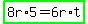 highlight_green%288r%2A5=6r%2At%29