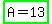highlight_green%28A+=+13%29