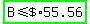 highlight_green%28B+%3C=+%22%24%2255.56%29