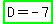 highlight_green%28D+=+-7%29