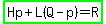 highlight_green%28Hp%2BL%28Q-p%29=R%29