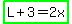highlight_green%28L%2B3=2x%29