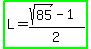 highlight_green%28L=%28sqrt%2885%29-1%29%2F2%29