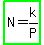 highlight_green%28N=k%2FP%29