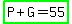 highlight_green%28P%2BG=55%29