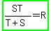 highlight_green%28ST%2F%28T+%2B+S%29+=+R%29