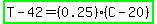 highlight_green%28T-42=%280.25%29%28C-20%29%29