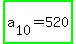 highlight_green%28a%5B10%5D+=+520%29