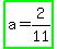 highlight_green%28a+=+2%2F11%29