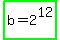 highlight_green%28b=2%5E12%29