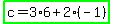 highlight_green%28c=3%2A6%2B2%28-1%29%29