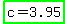 highlight_green%28c+=+3.95%29