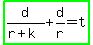 highlight_green%28d%2F%28r%2Bk%29%2Bd%2Fr=t%29