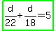 highlight_green%28d%2F22%2Bd%2F18=5%29