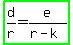 highlight_green%28d%2Fr=e%2F%28r-k%29%29