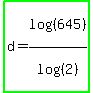 highlight_green%28d+=+log+%28%28645%29%29%2Flog%28%282%29%29%29
