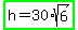 highlight_green%28h=30%2Asqrt%286%29%29