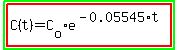 highlight_green%28highlight%28C%28t%29=C%5Bo%5De%5E%28-0.05545%2At%29%29%29