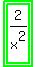 highlight_green%28highlight_green%282%2Fx%5E2%29%29