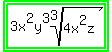 highlight_green%28highlight_green%283x%5E2y%5E3root%283%2C+4x%5E2z%29%29%29