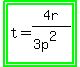 highlight_green%28highlight_green%28t+=+4r%2F%283p%5E2%29%29%29