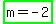 highlight_green%28m+=+-+2%29