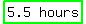highlight_green%28matrix%281%2C2%2C+5.5%2C+hours%29%29