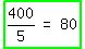 highlight_green%28matrix%281%2C3%2C+400%2F5%2C+%22=%22%2C+80%29%29