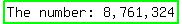 highlight_green%28matrix%281%2C3%2C+The%2C+%22number%3A%22%2C+%228%2C761%2C324%22%29%29