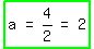 highlight_green%28matrix%281%2C5%2C+a%2C+%22=%22%2C+4%2F2%2C+%22=%22%2C+2%29%29