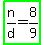 highlight_green%28n%2Fd=8%2F9%29