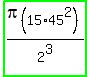 highlight_green%28pi%2815%2A45%5E2%29%2F2%5E3%29