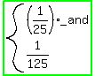 highlight_green%28system%28%281%2F25%29_and%2C1%2F125%29%29