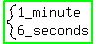 highlight_green%28system%281_minute%2C6_seconds%29%29