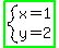 highlight_green%28system%28x+=+1%2Cy=+2%29%29