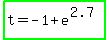 highlight_green%28t=-1%2Be%5E%282.7%29%29