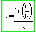 highlight_green%28t=ln%28r%2FR%29%2Fk%29