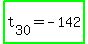 highlight_green%28t%5B30%5D+=+-+142%29