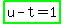 highlight_green%28u-t=1%29