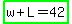 highlight_green%28w%2BL=42%29