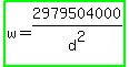 highlight_green%28w=2979504000%2Fd%5E2%29