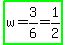 highlight_green%28w+=+3%2F6+=+1%2F2%29