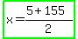 highlight_green%28x=%285%2B155%29%2F2%29