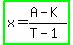 highlight_green%28x=%28A-K%29%2F%28T-1%29%29